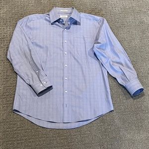 Enro blue and pink dress shirt